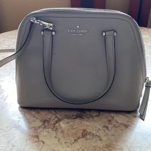 Kate Spade grey crossbody purse